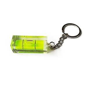 Square Plastic Level Spirit Bubble Vials Keychain Square Plastic Level Spirit Bubble Vials Keychain